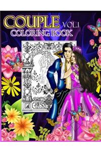 Couple Coloring Book