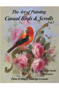 Art of Painting Casual Birds and Scrolls Volume 3
