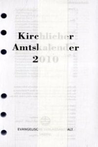 Kirchlicher Amtskalender 2010