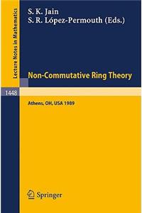 Non-Commutative Ring Theory