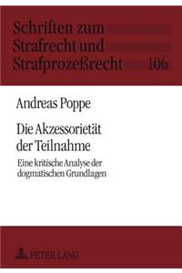 Die Akzessorietaet Der Teilnahme