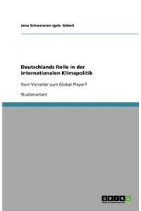 Deutschlands Rolle in der internationalen Klimapolitik