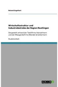 Wirtschaftsstruktur und Industriebetriebe der Region Reutlingen