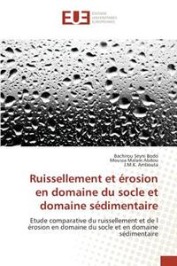 Ruissellement Et Érosion En Domaine Du Socle Et Domaine Sédimentaire