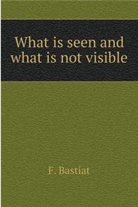 What Is Seen and What Is Not Visible