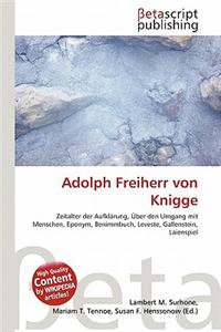 Adolph Freiherr Von Knigge
