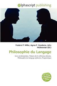 Philosophie Du Langage