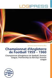 Championnat D'Angleterre de Football 1959 - 1960