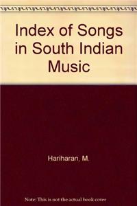 Index of Songs in South Indian Music