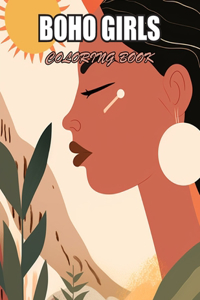 Boho Girls Coloring Book