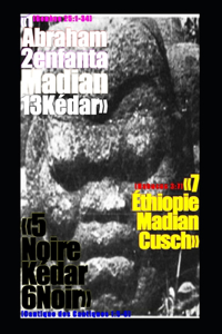 144 à 1444 versets ABRAHAM Éthiopien-HOMME-Noir dans La Bible.