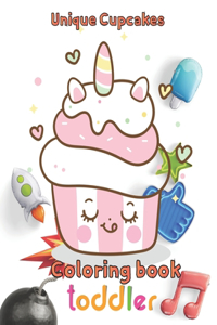 unique cupcakes coloring book toddler