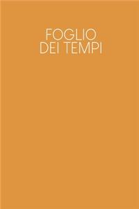 Foglio dei tempi