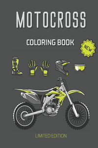 Motocross Coloring Book