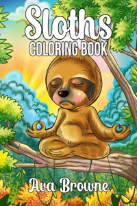Sloths Coloring Book