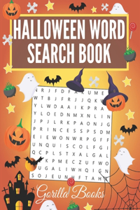 Halloween Word Search Book