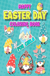 Happy Easter Day Coloring Book for Girls