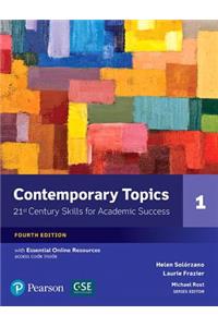 Contemporary Topics 1 with Essential Online Resources