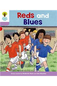 Oxford Reading Tree: Level 1+: First Sentences: Reds and Blues