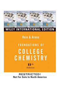 Foundations of College Chemistry