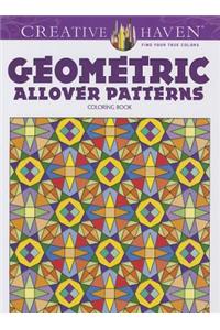 Geometric Allover Patterns Coloring Book