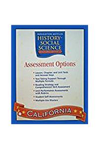 Houghton Mifflin Social Studies California: Assessmnt Opt Blm&tae L4