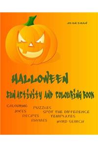 Halloween Fun Activity and Colouring Book