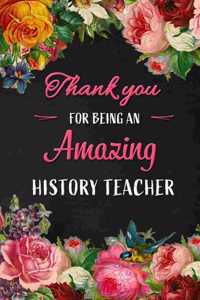 Thank you for being an Amazing History Teacher
