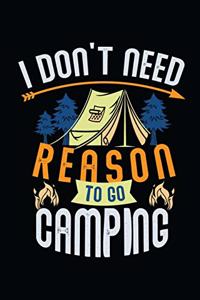 I Don't Need Reason to go Camping