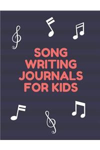 Song Writing Journals for Kids