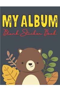 My Album Blank Sticker Book