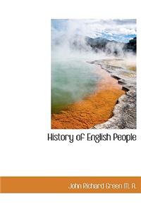 History of English People