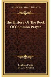 The History of the Book of Common Prayer