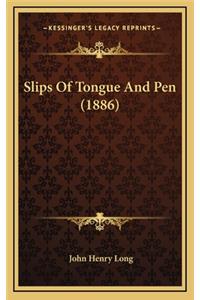 Slips of Tongue and Pen (1886)