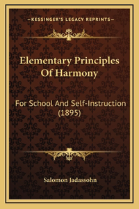 Elementary Principles Of Harmony