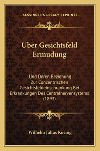Uber Gesichtsfeld Ermudung
