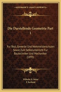 Die Darstellende Geometrie Part 1