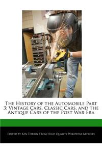 The History of the Automobile Part 3