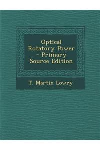 Optical Rotatory Power