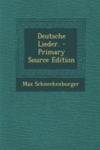 Deutsche Lieder.