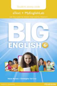 Big English 6 Pupil's eText and MEL Access Code