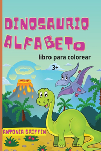 Libro para colorear del alfabeto de los dinosaurios