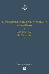 El Informe sobre la Ley Agraria de Jovellanos y las Cartas de Cabarrus