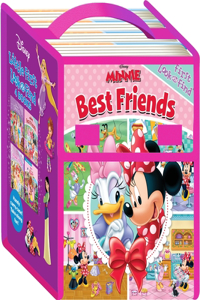 Disney Pink Little My Fist Look & Find 4 Book Vinyl OP