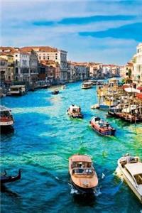Beautiful Italy Venice City 1-14, 150 Page Lined Journal