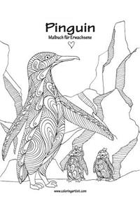 Pinguinmalbuch für Erwachsene 1