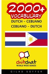 2000+ Dutch - Cebuano Cebuano - Dutch Vocabulary