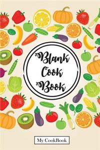 Blank Cookbook