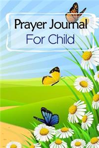 Prayer Journal For Child