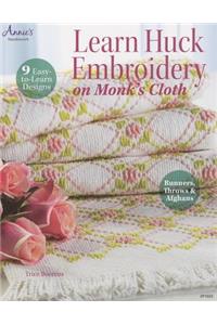 Learn Huck Embroidery on Monk's Cloth